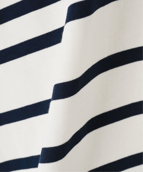 JOURNAL STANDARD（ジャーナルスタンダード）の「40/2 ドヅメ NAVAL BORDER ワイドシルエット L/S Tシャツ（Tシャツ/カットソー・メンズ・ブルー系その他/ネイビー・LARGE/X-LARGE/MEDIUM）」の13枚目の写真