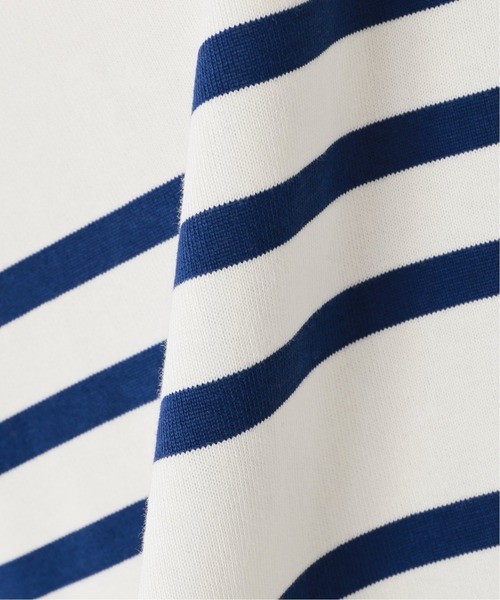 JOURNAL STANDARD（ジャーナルスタンダード）の「40/2 ドヅメ NAVAL BORDER ワイドシルエット L/S Tシャツ（Tシャツ/カットソー・メンズ・ブルー系その他/ネイビー・LARGE/X-LARGE/MEDIUM）」の14枚目の写真