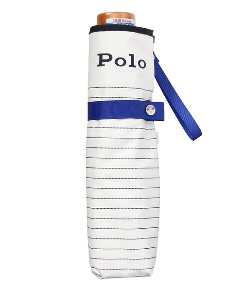 新品 ラルフローレン 日傘 傘 折りたたみ傘 1級遮光 ボーダー 軽量 MOONBAT｜POLO RALPH LAUREN (ポロ ラルフローレン) 日傘
