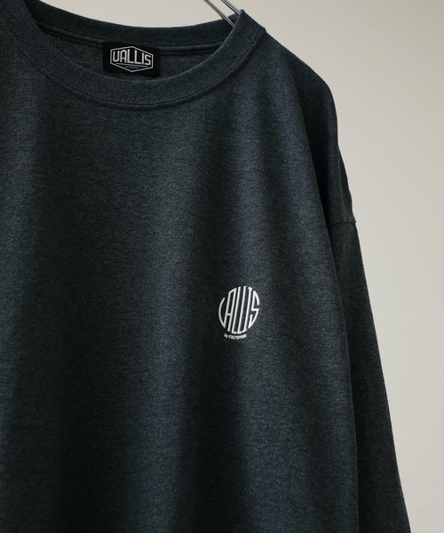 VALLIS by FACTOTUM(ヴァリスバイファクトタム)の「【VALLIS by FACTOTUM】VALLIS別注サークルロゴロンT(Tシャツ/カットソー・メンズ・ライトベージュ/ダークグレー/ブルー/ネイビー・LARGE/MEDIUM)」の14枚目の写真