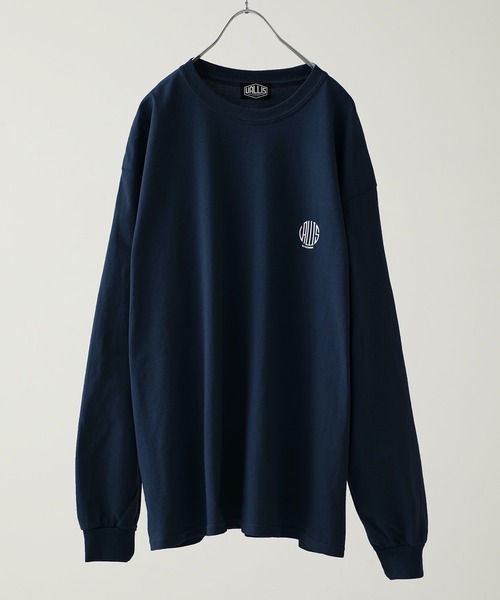 VALLIS by FACTOTUM(ヴァリスバイファクトタム)の「【VALLIS by FACTOTUM】VALLIS別注サークルロゴロンT(Tシャツ/カットソー・メンズ・ライトベージュ/ダークグレー/ブルー/ネイビー・LARGE/MEDIUM)」の11枚目の写真