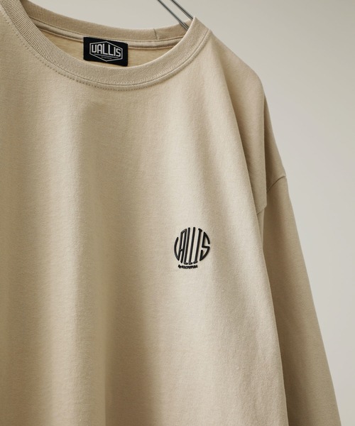 VALLIS by FACTOTUM(ヴァリスバイファクトタム)の「【VALLIS by FACTOTUM】VALLIS別注サークルロゴロンT(Tシャツ/カットソー・メンズ・ライトベージュ/ダークグレー/ブルー/ネイビー・LARGE/MEDIUM)」の19枚目の写真