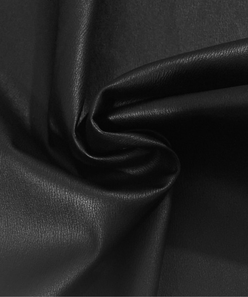 KOR（ケーオーアール）の「ミモレ丈 フェイクレザータイトスカート（スカート・レディース・ブラック・S/M/L）」の6枚目の写真