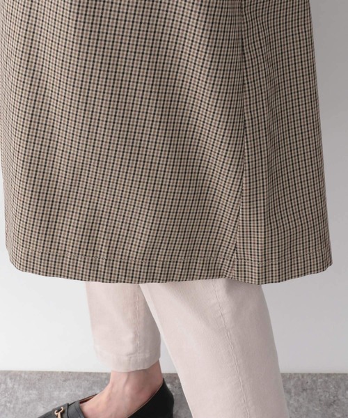 GLOBAL WORK(グローバルワーク)の「ライトステンカラーコート/215902(ステンカラーコート・レディース・ダークブラウン/ベージュ・FREE)」の15枚目の写真