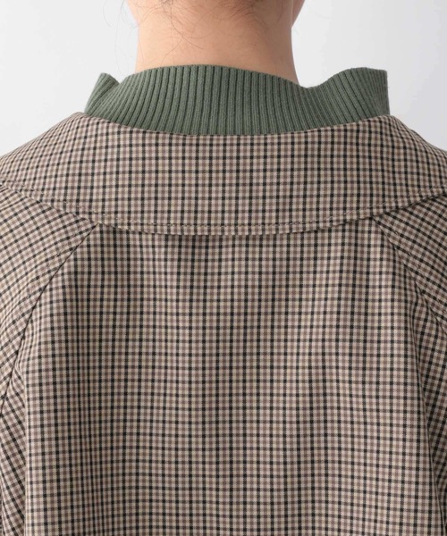 GLOBAL WORK(グローバルワーク)の「ライトステンカラーコート/215902(ステンカラーコート・レディース・ダークブラウン/ベージュ・FREE)」の14枚目の写真