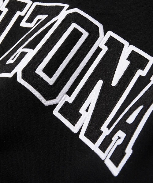 FREAK'S STORE（フリークスストア）の「ワッペン刺繍 アーチロゴ クルーネックスウェットシャツ/カレッジロゴ/ビックシルエット（スウェット・メンズ・ライトグレー/ベージュ/ネイビー/グレー/レッド/カーキ/モスグリーン/チャコール・SMALL/MEDIUM/LARGE）」の21枚目の写真