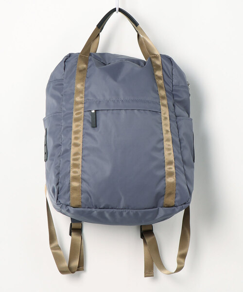 PUAL CE CIN（ピュアルセシン）の「OTONA　NYLON　MIDDLE　RUCK／ナイロンミドルリュック（バックパック/リュック・レディース・ブルー系その他/グレー/ベージュ/ブラウン/ブラック・FREE）」の5枚目の写真