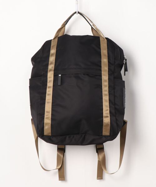 PUAL CE CIN（ピュアルセシン）の「OTONA　NYLON　MIDDLE　RUCK／ナイロンミドルリュック（バックパック/リュック・レディース・ブルー系その他/グレー/ベージュ/ブラウン/ブラック・FREE）」の2枚目の写真