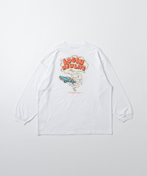 kutir（クティール）の「アソートカジュアルプリントロンＴ（Tシャツ/カットソー・メンズ・ホワイト/ホワイト系その他/グリーン/ネイビー・MEDIUM/LARGE）」の7枚目の写真