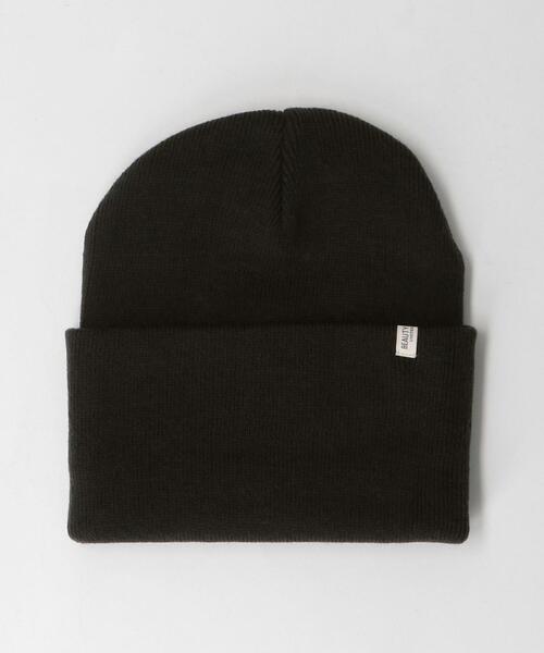 BEAUTY&YOUTH UNITED ARROWS（ビューティーアンドユースユナイテッドアローズ）の「BY カラー ワッチ キャップ（ニットキャップ/ビーニー・メンズ・ブラック/ダークブラウン/ベージュ/オレンジ/コバルトブルー/グレー/ターコイズブルー・FREE）」の4枚目の写真