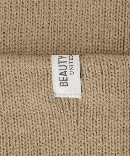 BEAUTY&YOUTH UNITED ARROWS（ビューティーアンドユースユナイテッドアローズ）の「BY カラー ワッチ キャップ（ニットキャップ/ビーニー・メンズ・ブラック/ダークブラウン/ベージュ/オレンジ/コバルトブルー/グレー/ターコイズブルー・FREE）」の9枚目の写真
