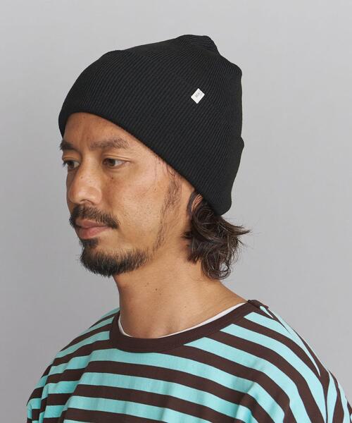 BEAUTY&YOUTH UNITED ARROWS（ビューティーアンドユースユナイテッドアローズ）の「BY カラー ワッチ キャップ（ニットキャップ/ビーニー・メンズ・ブラック/ダークブラウン/ベージュ/オレンジ/コバルトブルー/グレー/ターコイズブルー・FREE）」の12枚目の写真