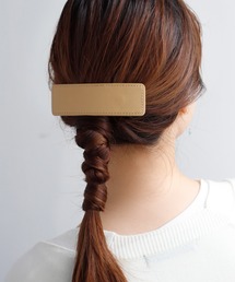AiDior レザー ヘアバレッタ黒 楽天市場】【SALE／30%OFF】(W)レザーフリンジヘアカフ HARE