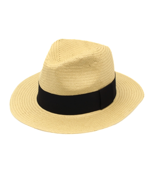 WEGO(ウィゴー)の「WEGO/ロングブリムペーパーハット(ハット・メンズ・ホワイト/ブラック/ベージュ・FREE)」の1枚目の写真