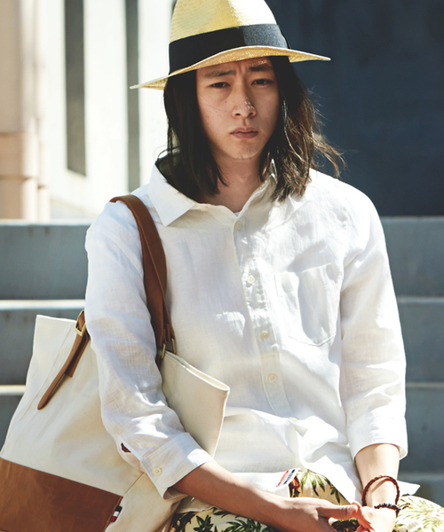 WEGO(ウィゴー)の「WEGO/ロングブリムペーパーハット(ハット・メンズ・ホワイト/ブラック/ベージュ・FREE)」の14枚目の写真