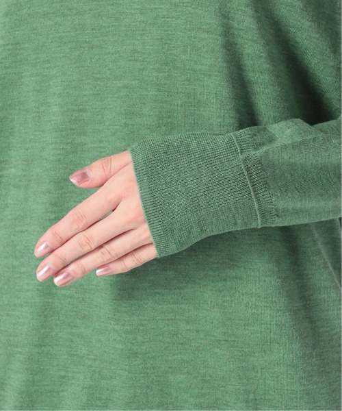IENA LA BOUCLE(イエナラブークル)の「IENA LA BOUCLE VICTORIA クルーネックプルオーバー◆(ニット/セーター・レディース・グリーン/ブラック/ブルー/ナチュラル・FREE)」の15枚目の写真