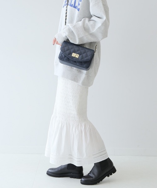 SLOBE IENA（スローブイエナ）の「シャーリングマーメイドスカート  