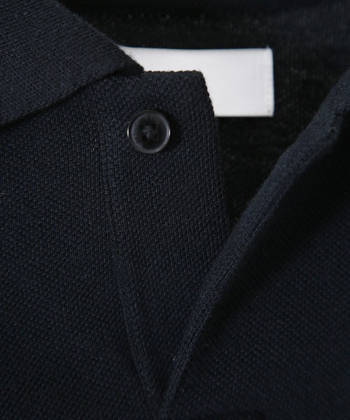 marka（マーカ）の「marka / マーカ：IB POLO - 30//2 CHAMBRAY PIQUE -：M22A-15CS02B[COR]（ポロシャツ・メンズ・グリーン/ブラック・1/2/3）」の20枚目の写真