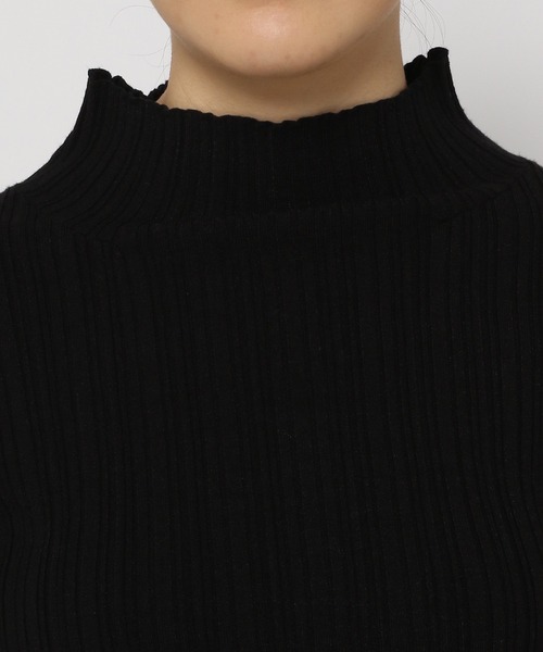 PAGEBOY(ページボーイ)の「バイカラーリブハイネックプルオーバー(ニット/セーター・レディース・オフホワイト/ブラック・FREE)」の11枚目の写真