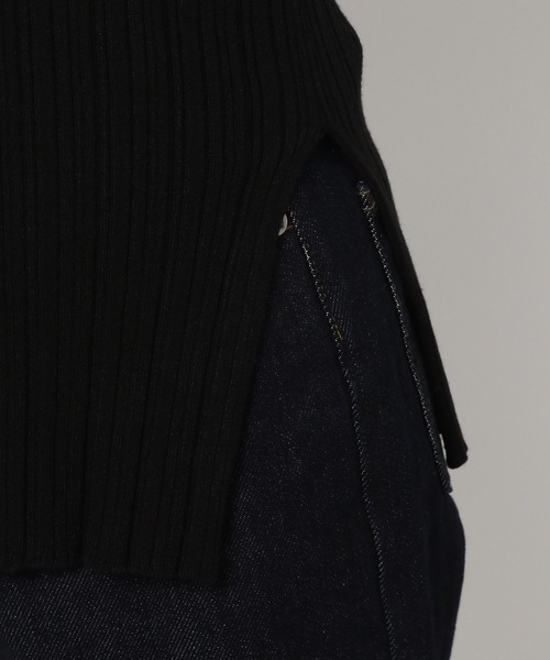 PAGEBOY(ページボーイ)の「バイカラーリブハイネックプルオーバー(ニット/セーター・レディース・オフホワイト/ブラック・FREE)」の13枚目の写真