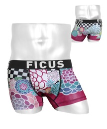 FICUS（フィークス）の「FICUS/フィークス ボクサーパンツ メンズ アンダーウェア 下着 ツルツル 和柄 フラワー 花柄（ボクサーパンツ）」