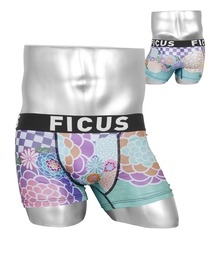 FICUS（フィークス）の「FICUS/フィークス ボクサーパンツ メンズ アンダーウェア 下着 ツルツル 和柄 フラワー 花柄（ボクサーパンツ）」