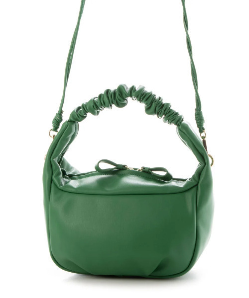 kakatoo（カカトゥ）の「カカトゥ kakatoo / ギャザーハンドル2wayバッグ（ショルダーバッグ・レディース・オレンジ/グリーン/ブラック/ベージュ系その他/シルバー/アイボリー/ブラウン・FREE）」の17枚目の写真