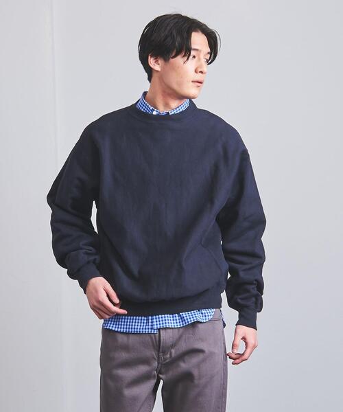 BLUE（ブルー）の「＜BLUE（ブルー）＞ オーガニック クルーネック（スウェット・メンズ・イエロー/ホワイト/コバルトブルー/ネイビー・M/XL/L/S）」の2枚目の写真