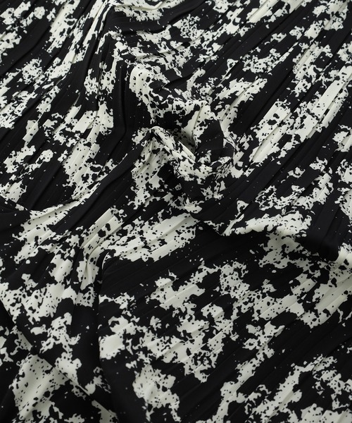 fifth（フィフス）の「ニュアンス柄消しプリーツスカート（スカート・レディース・ブラック/ブラウン・SMALL/MEDIUM）」の19枚目の写真