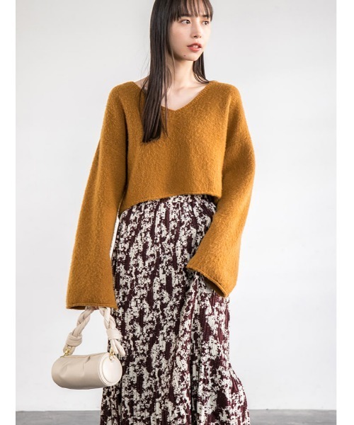 fifth（フィフス）の「ニュアンス柄消しプリーツスカート（スカート・レディース・ブラック/ブラウン・SMALL/MEDIUM）」の12枚目の写真