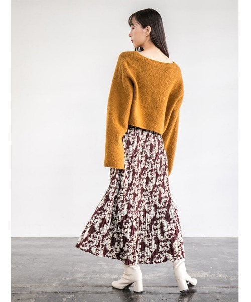 fifth（フィフス）の「ニュアンス柄消しプリーツスカート（スカート・レディース・ブラック/ブラウン・SMALL/MEDIUM）」の16枚目の写真