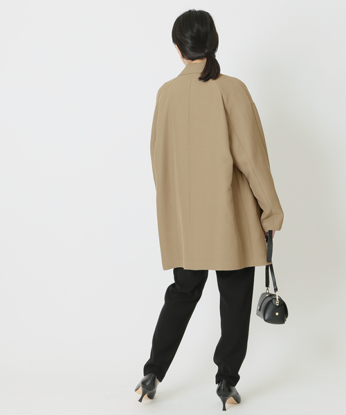 journal standard L'essage（ジャーナルスタンダードレサージュ）の「アセテートコットンリラクシージャケット◆（その他アウター・レディース・ベージュ/カーキ・FREE）」の5枚目の写真