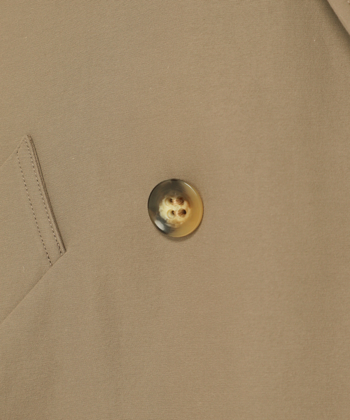 journal standard L'essage（ジャーナルスタンダードレサージュ）の「アセテートコットンリラクシージャケット◆（その他アウター・レディース・ベージュ/カーキ・FREE）」の19枚目の写真