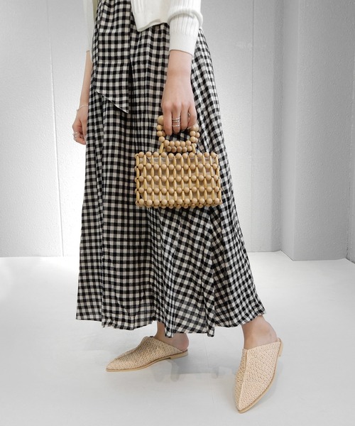 alala（アララ）の「バックレスポインテッド（パンプス・レディース・ベージュ/アイボリー/ブラック/パイソン・LL/M/S/L）」の8枚目の写真