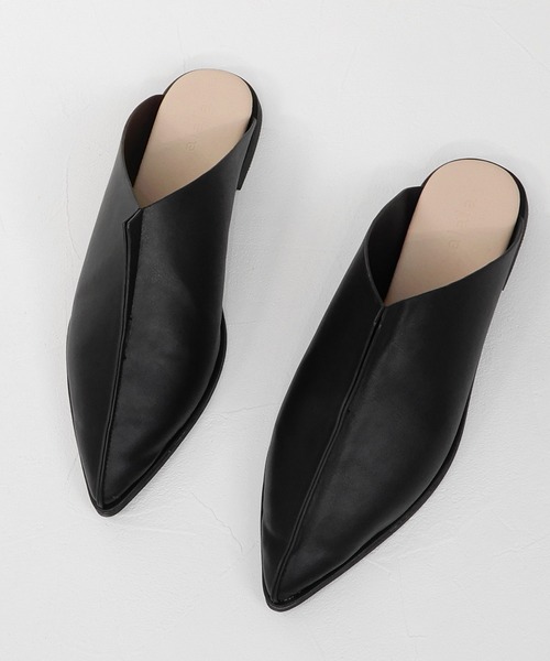 alala（アララ）の「バックレスポインテッド（パンプス・レディース・ベージュ/アイボリー/ブラック/パイソン・LL/M/S/L）」の11枚目の写真