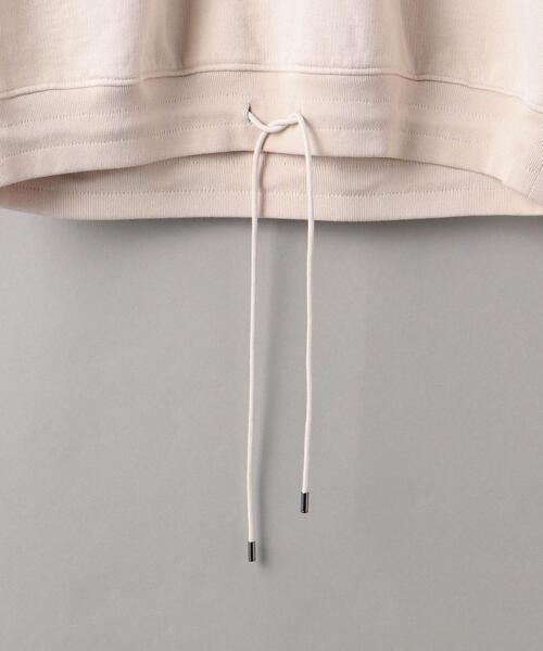 AURALEE（オーラリー）の「＜AURALEE＞ドロースト スウェット プルオーバー Ψ（スウェット・レディース・ブラック/ライトピンク・1）」の7枚目の写真