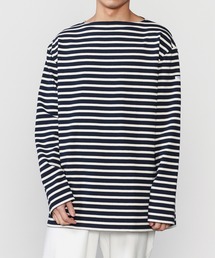 ORCIVAL | BIG コットンロード フレンチバスクシャツ UNISEX