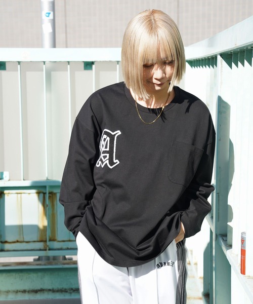 A4A（エーフォーエー）の「A4A/エーフォーエー/STUDIUM LST/スタジアムロングスリーブTシャツ（Tシャツ/カットソー・レディース・ホワイト/ブラック・MEDIUM/LARGE）」の14枚目の写真