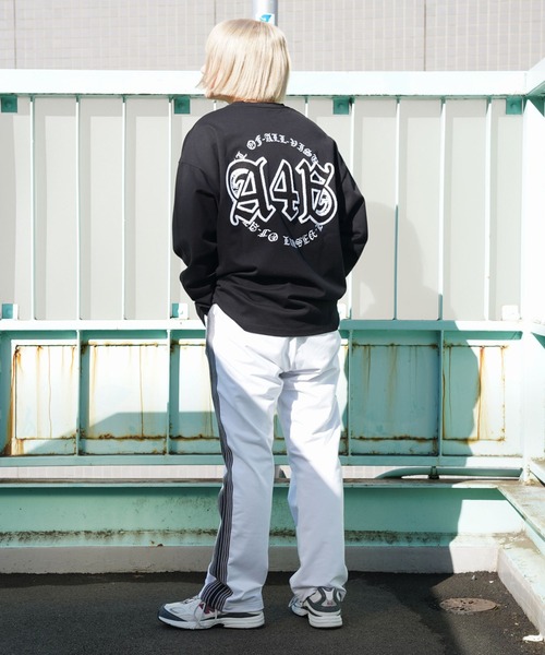 A4A（エーフォーエー）の「A4A/エーフォーエー/STUDIUM LST/スタジアムロングスリーブTシャツ（Tシャツ/カットソー・レディース・ホワイト/ブラック・MEDIUM/LARGE）」の11枚目の写真