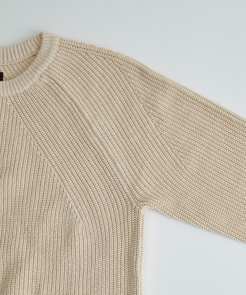 BATONER(バトナー)の「SIGNATURE CREW NECK(ニット/セーター・メンズ・ブラック/アイボリー/ブルー・1/2/3)」の19枚目の写真