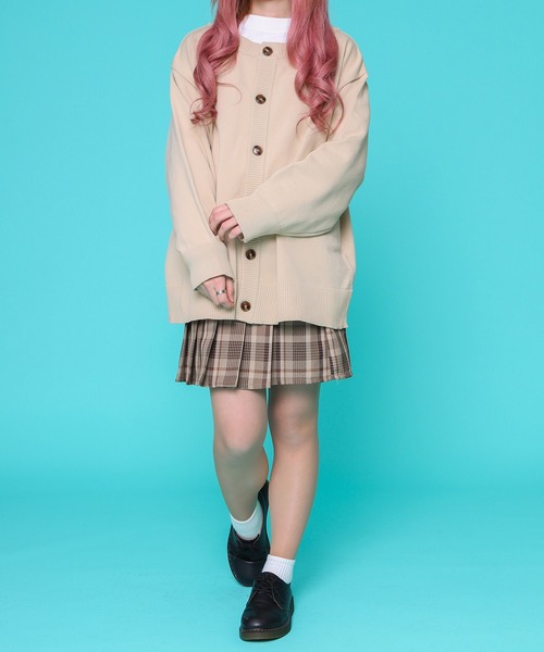 PairPair（ペアペア）の「スポンディッシュニットクルーカーデ(ユニセックス)（カーディガン/ボレロ・メンズ・イエロー/オレンジ/ライトグリーン/アイボリー/ブルー系その他・MEDIUM/LARGE）」の9枚目の写真