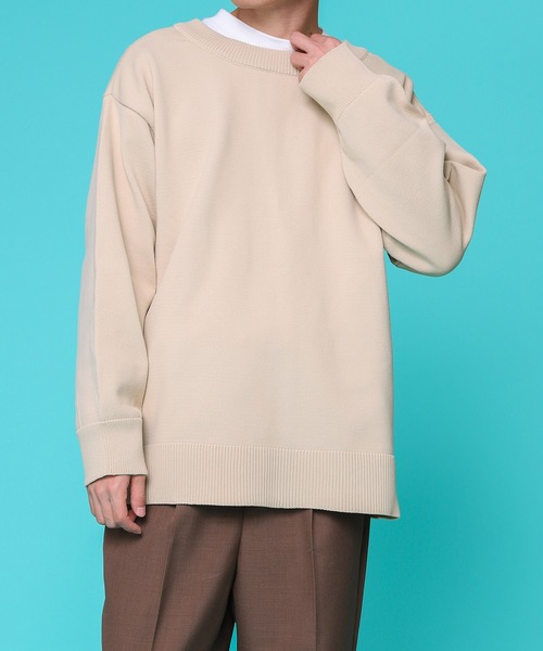 PairPair（ペアペア）の「スポンディッシュニットクルーカーデ(ユニセックス)（カーディガン/ボレロ・メンズ・イエロー/オレンジ/ライトグリーン/アイボリー/ブルー系その他・MEDIUM/LARGE）」の11枚目の写真