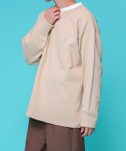 PairPair（ペアペア）の「スポンディッシュニットクルーカーデ(ユニセックス)（カーディガン/ボレロ・メンズ・イエロー/オレンジ/ライトグリーン/アイボリー/ブルー系その他・MEDIUM/LARGE）」の12枚目の写真