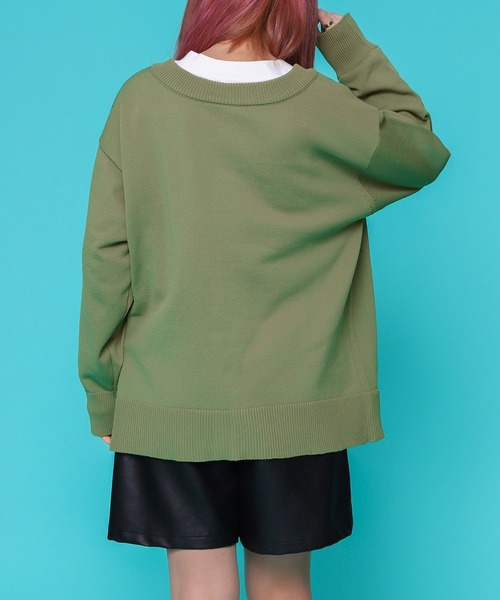 PairPair（ペアペア）の「スポンディッシュニットクルーカーデ(ユニセックス)（カーディガン/ボレロ・メンズ・イエロー/オレンジ/ライトグリーン/アイボリー/ブルー系その他・MEDIUM/LARGE）」の17枚目の写真