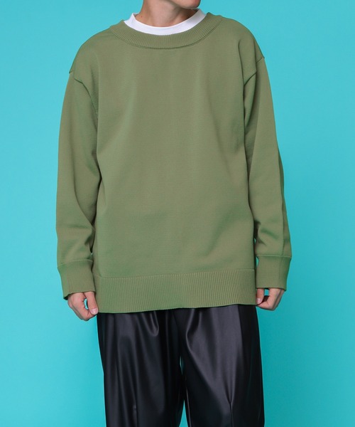 PairPair（ペアペア）の「スポンディッシュニットクルーカーデ(ユニセックス)（カーディガン/ボレロ・メンズ・イエロー/オレンジ/ライトグリーン/アイボリー/ブルー系その他・MEDIUM/LARGE）」の19枚目の写真