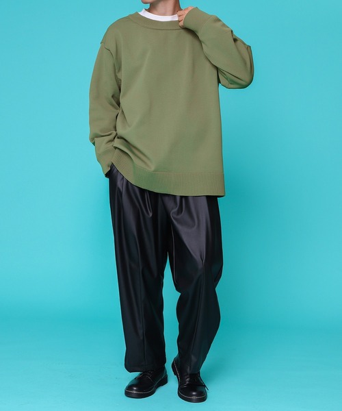 PairPair（ペアペア）の「スポンディッシュニットクルーカーデ(ユニセックス)（カーディガン/ボレロ・メンズ・イエロー/オレンジ/ライトグリーン/アイボリー/ブルー系その他・MEDIUM/LARGE）」の22枚目の写真