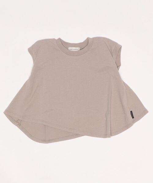 quoti use fith(クゥオティ ユース フィス)の「ベーシック天竺 ランダムフレア 半袖Tシャツ(Tシャツ/カットソー・キッズ・レッド/ホワイト/グレー・120/130/100/110/90/80)」の1枚目の写真