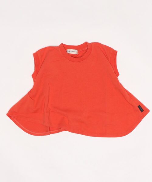 quoti use fith(クゥオティ ユース フィス)の「ベーシック天竺 ランダムフレア 半袖Tシャツ(Tシャツ/カットソー・キッズ・レッド/ホワイト/グレー・120/130/100/110/90/80)」の9枚目の写真