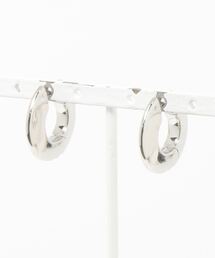 Metal disk hoop pierce