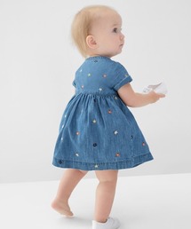 オーガニックコットン100% デニムワンピース (ベビー)
